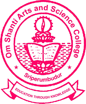 Om Shanti Arts and Science College logo.png